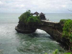View from the cliffs surrounding Tanah Lot